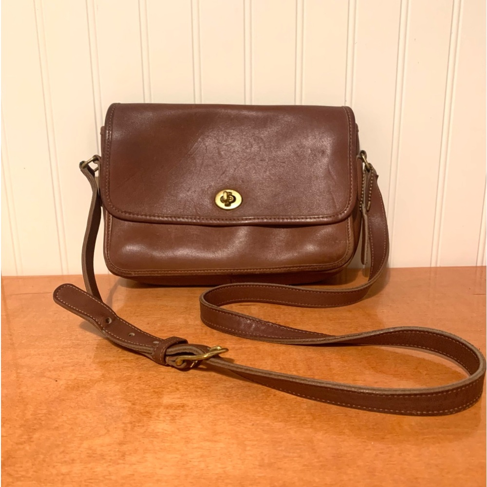 Vintage Coach Shoulder Bag Brown GUC